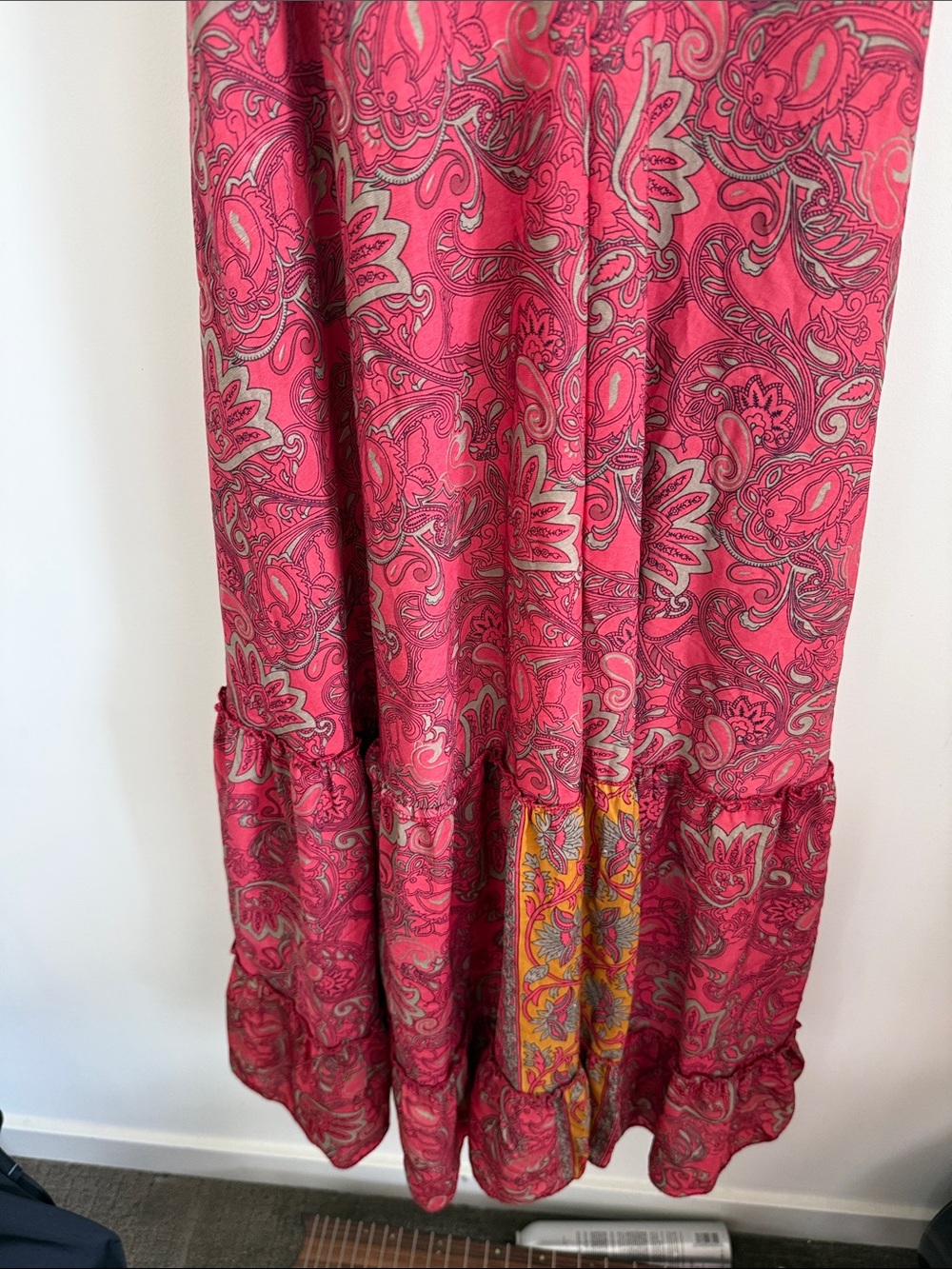 Fashion Nova Brunch in Bali Bohemian Pink Paisley Maxi Dress - Picture 6 of 7